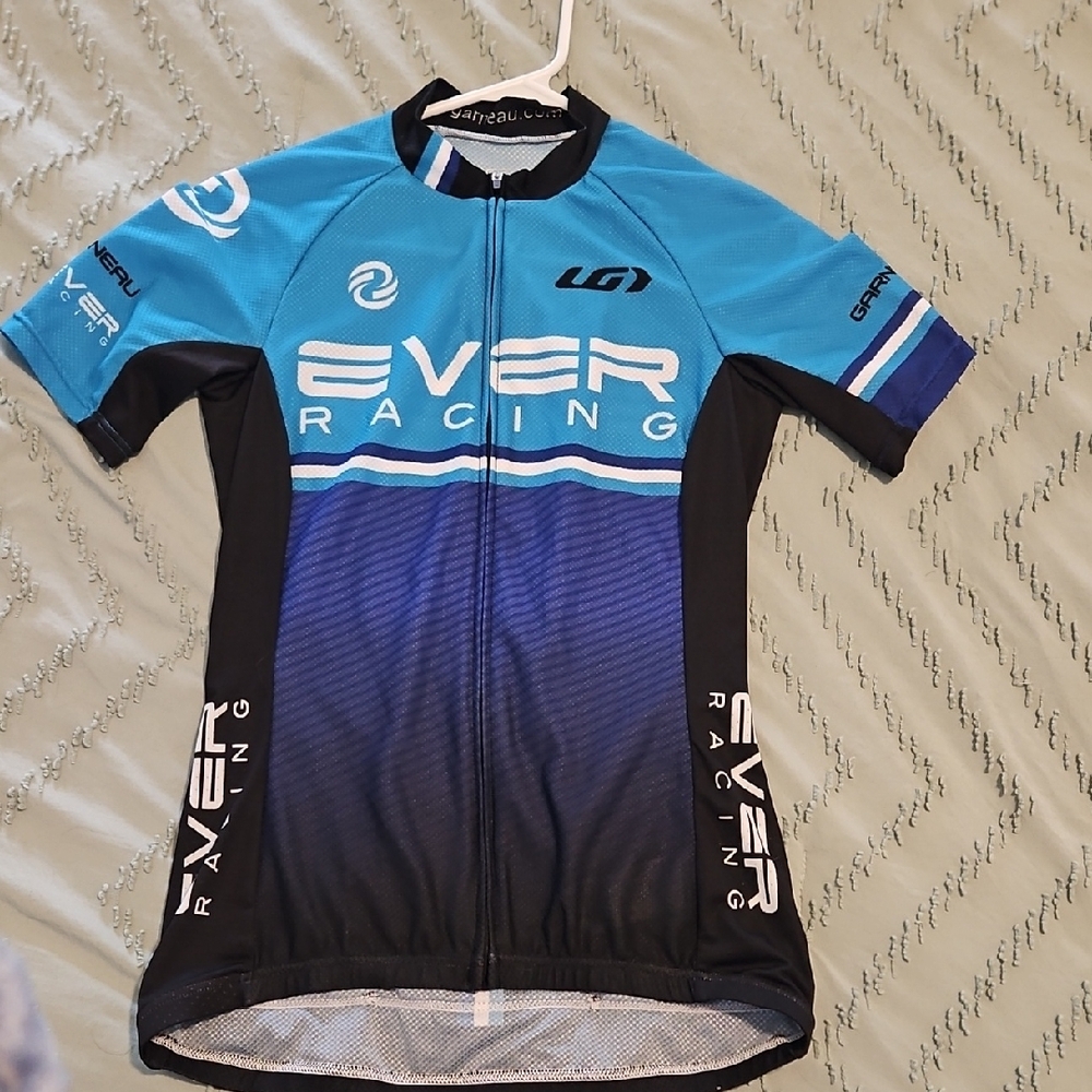 Blue and Black Cycling Jersey